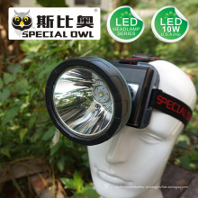 Farol de 5W 7W 10W LED com 3PCS * Bateria de lítio recarregável para o acampamento Outdoor e Coal Miner Lamp Mining Headlamp